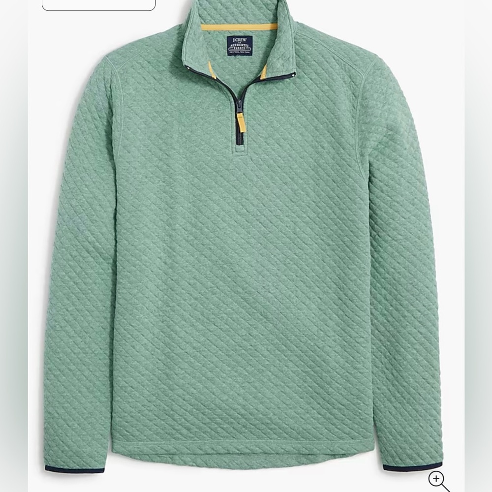 J Crew Men’s Quilted Half Zip